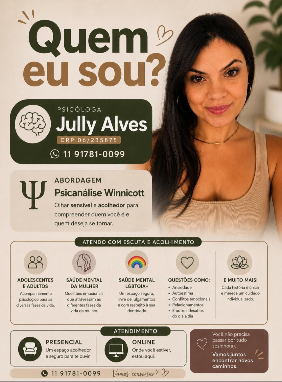 Psicóloga valor social