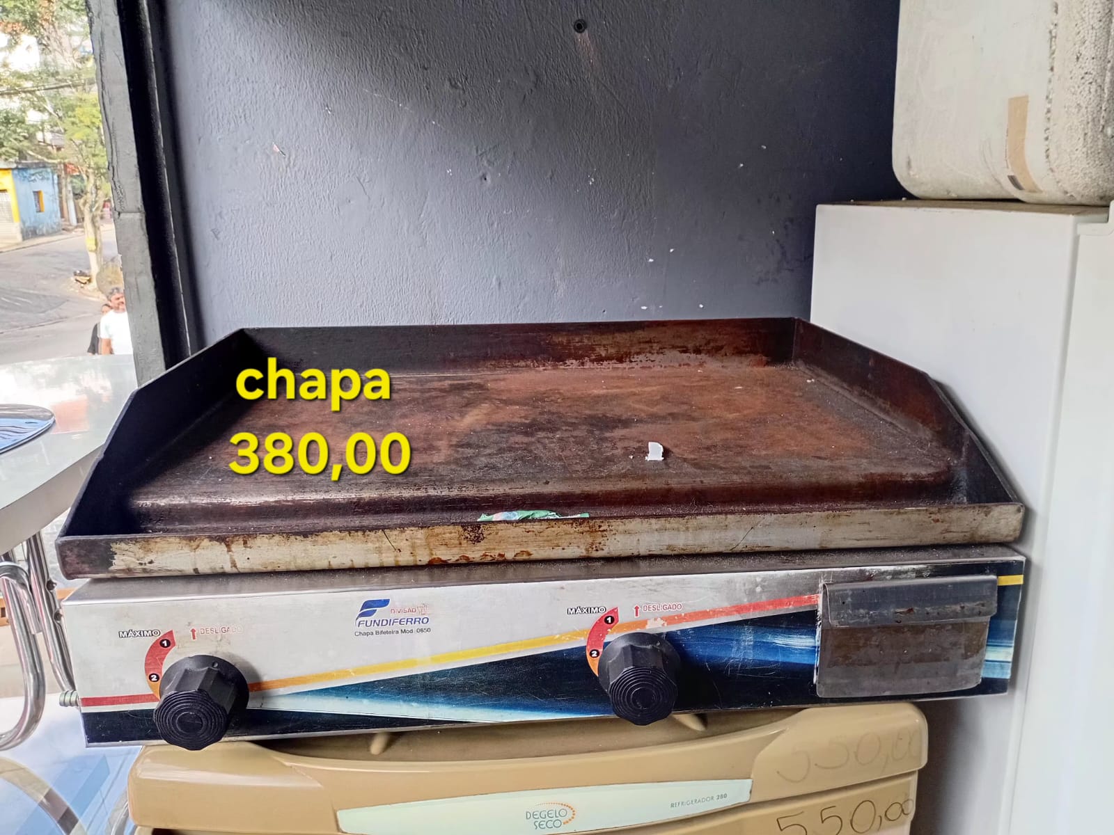 Chapa de Hamburguer