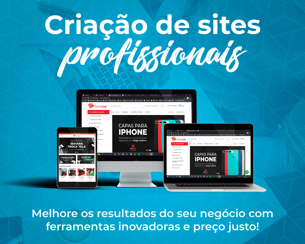 Criação de Sites para internet
