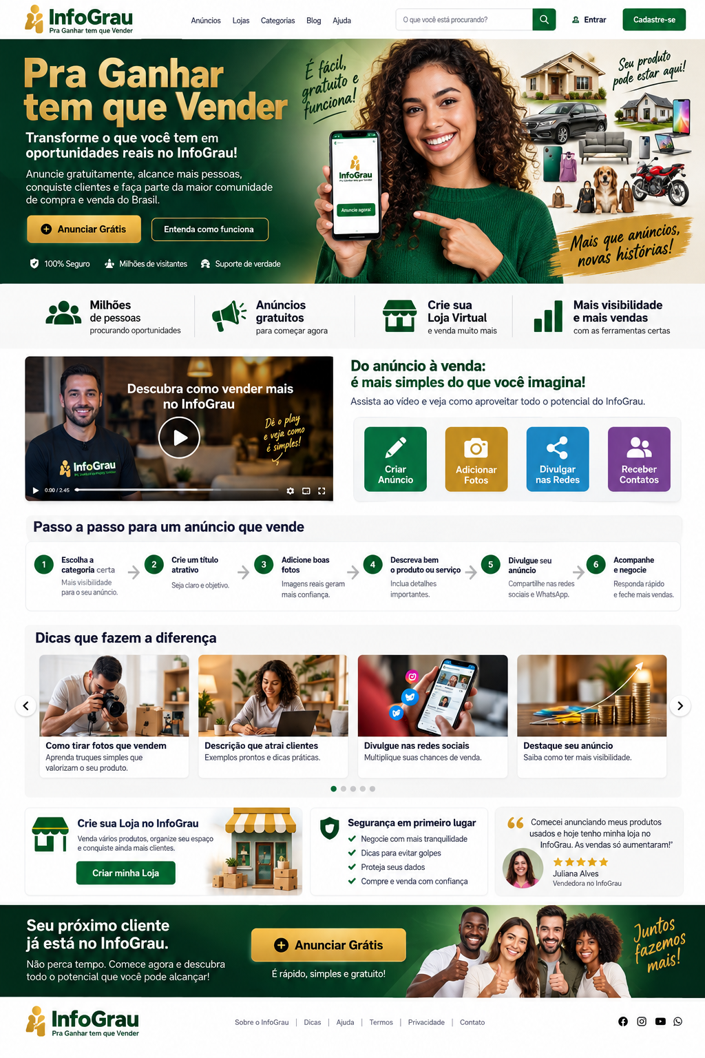 Guia visual para vender mais no InfoGrau